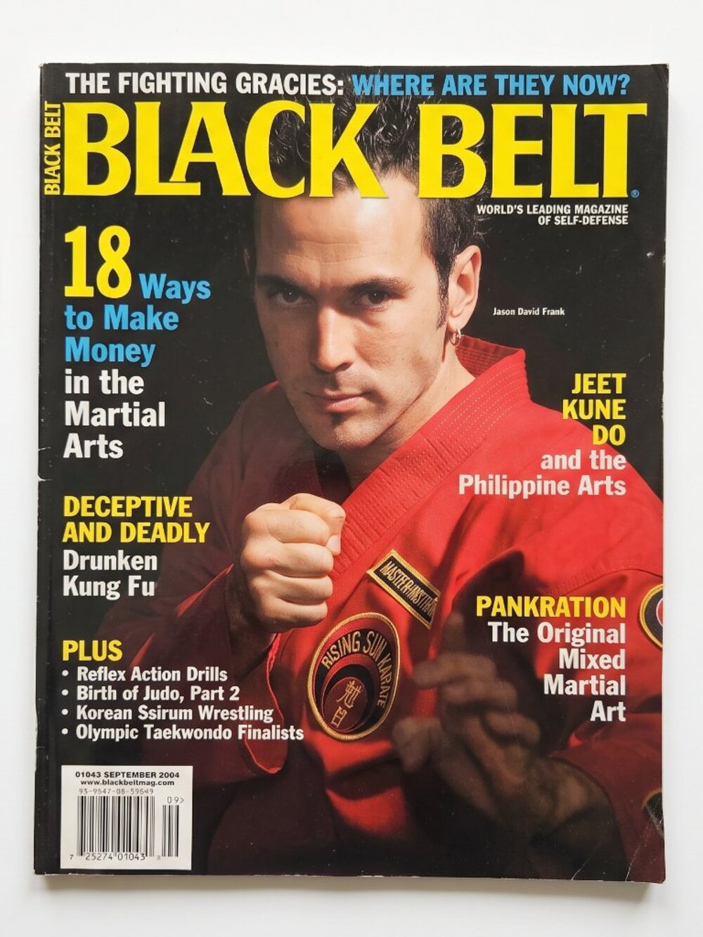 Jason David Frank / Tommy Green Power Ranger,  Black Belt Magazine 2004